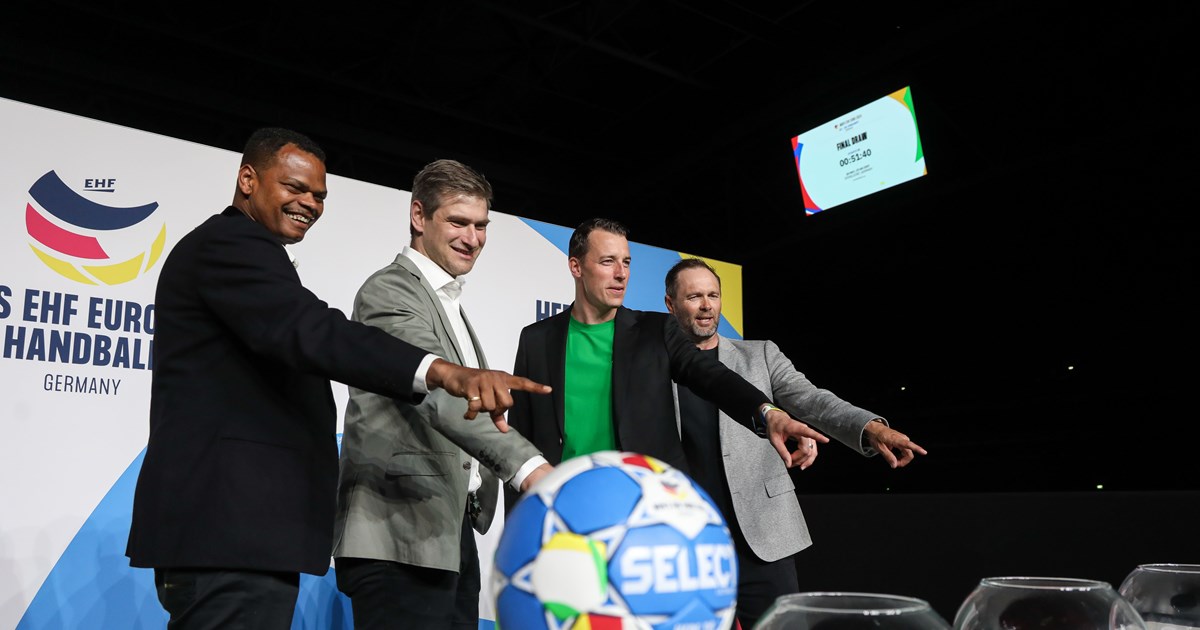 Seis grupos foram determinados para o EHF EURO 2024 masculino