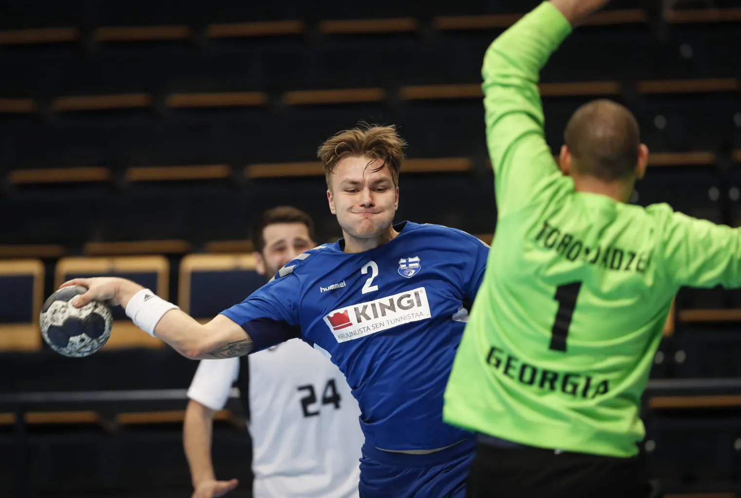 Finland advance against shorthanded Georgia